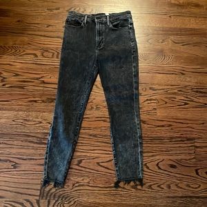 Frame, Ali High Rise Cigarette Jean, 29 Black/Gray